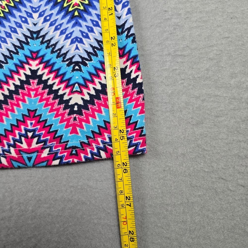 No Boundaries Girls Chevron Sundress Crochet Racerback Multicolor Size L 11-13 - Picture 7 of 9